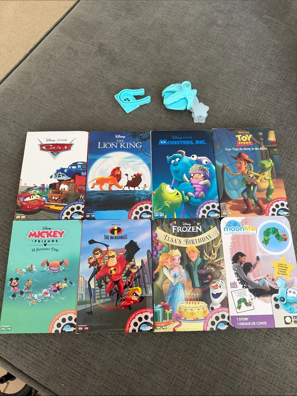 Moonlite Storytime Projector & Bundle - Disney Cars Lion King Frozen Mickey etc.
